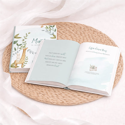 Erinnerungsalbum Kindheit – Die ersten 10 Jahre | Boho Tierdesign
