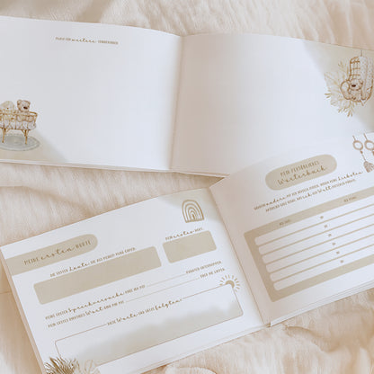 Babyalbum „Klein, wild & wunderbar“ – Boho Nursery | Erstes Jahr