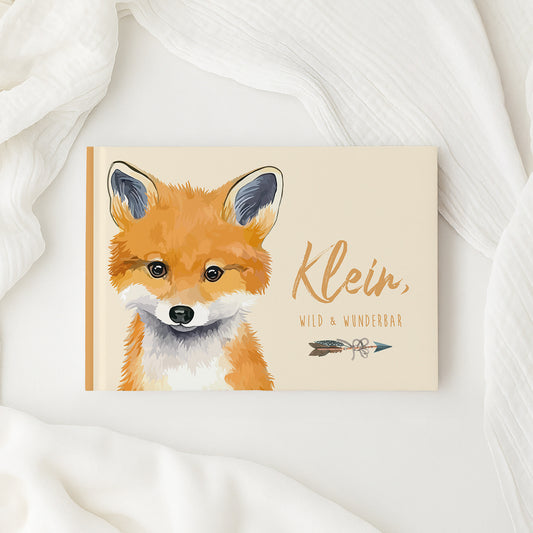 Babyalbum „Klein, wild & wunderbar“ – Fuchs | Erstes Jahr