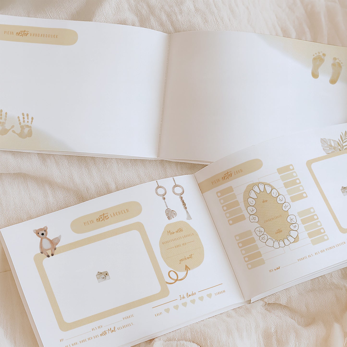 Babyalbum „Klein, wild & wunderbar“ – Fuchs | Erstes Jahr