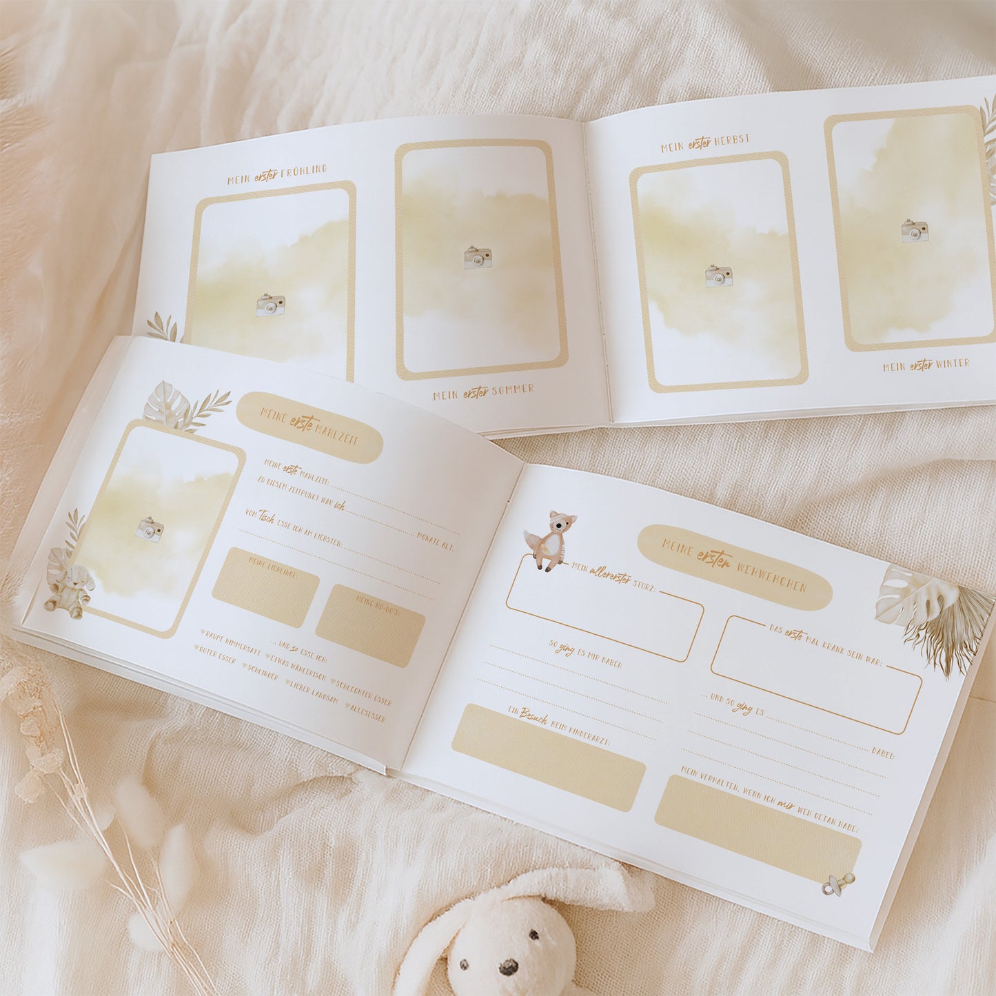 Babyalbum „Klein, wild & wunderbar“ – Fuchs | Erstes Jahr