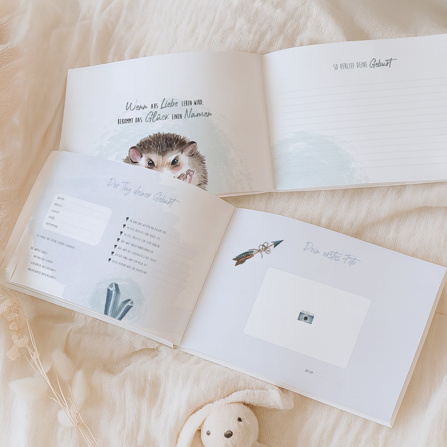 Babyalbum „Klein, wild & wunderbar“ – Löwe | Erstes Jahr