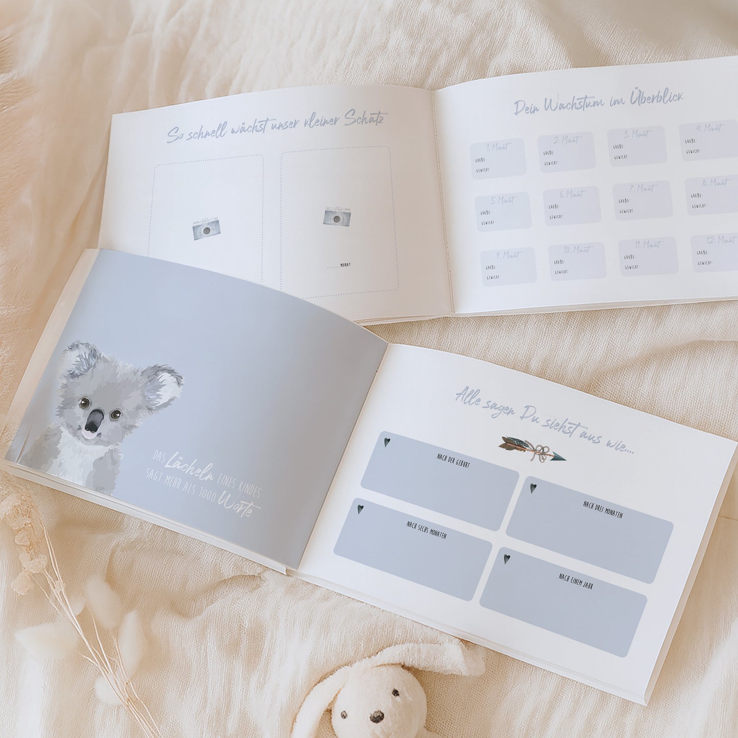 Babyalbum „Klein, wild & wunderbar“ – Löwe | Erstes Jahr