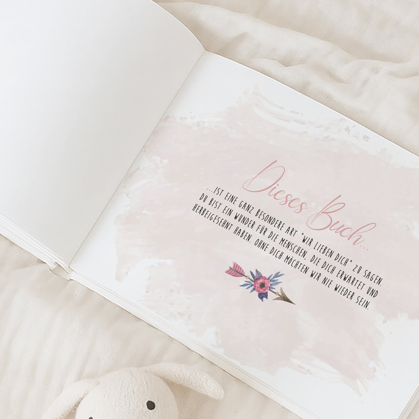 Babyalbum „Klein, wild & wunderbar“ – Reh | Erstes Jahr