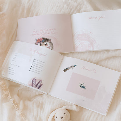 Babyalbum „Klein, wild & wunderbar“ – Reh | Erstes Jahr