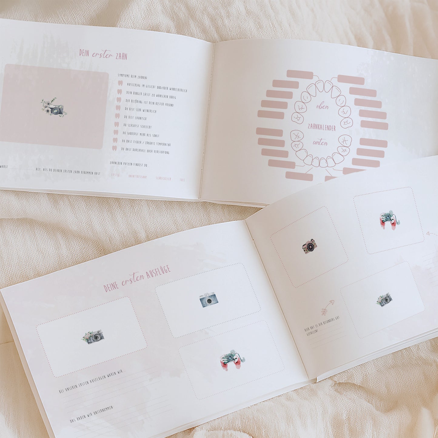 Babyalbum „Klein, wild & wunderbar“ – Reh | Erstes Jahr