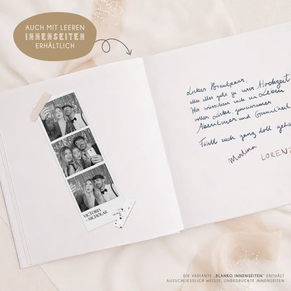 Personalisiertes Gästebuch Hochzeit – Wildblumen