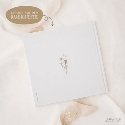 Personalisiertes Gästebuch Hochzeit – Wildblumen