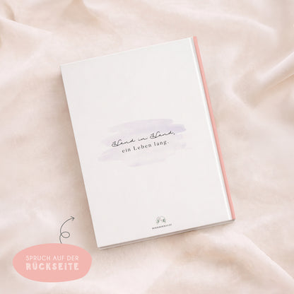 Stammbuch „Bunte Wildblumen“ – personalisiert zur Hochzeit