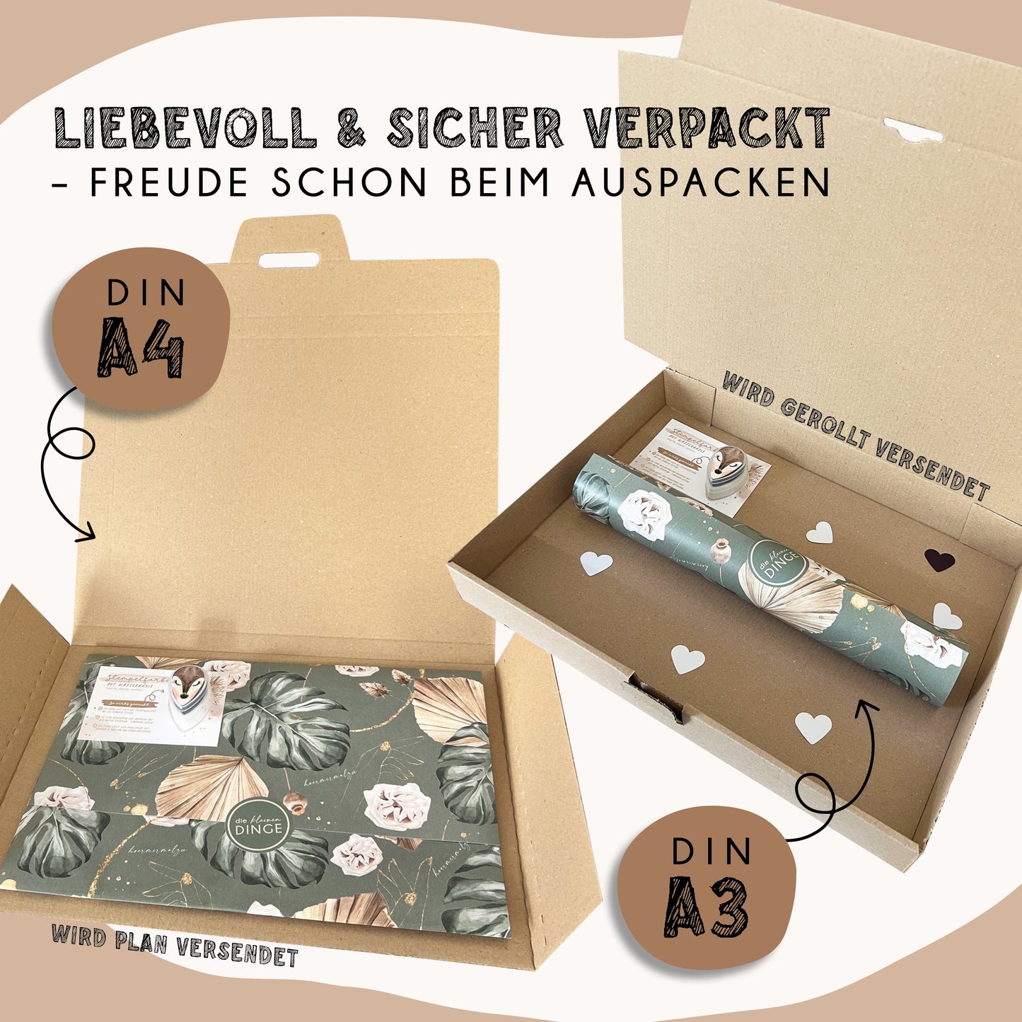 Fußabdruck Poster „Koala“ – personalisierbar