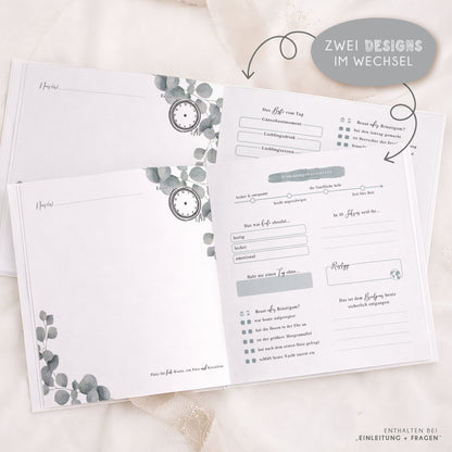 Personalisiertes Gästebuch Hochzeit – Eukalyptus Design
