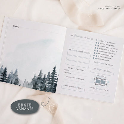 Personalisiertes Gästebuch Hochzeit – Forest Wood
