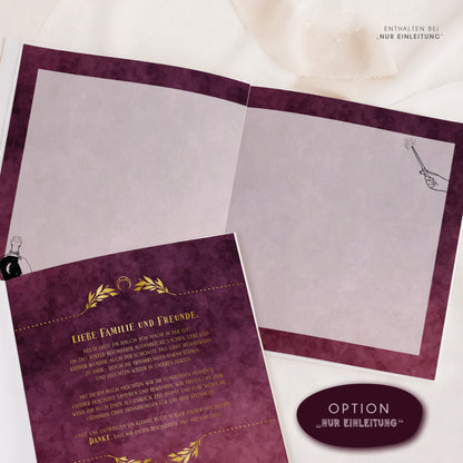 Personalisiertes Gästebuch Hochzeit – Magische Hochzeit in Bordeaux