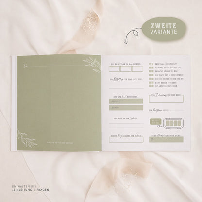 Personalisiertes Gästebuch Hochzeit – Soft Green Eukalyptus