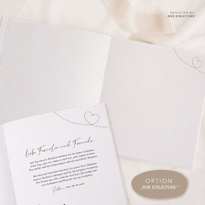 Personalisiertes Hochzeitsgästebuch – Weltkarte Reise Design