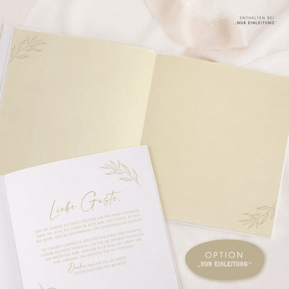 Personalisiertes Gästebuch Hochzeit – Butter Yellow Eukalyptus