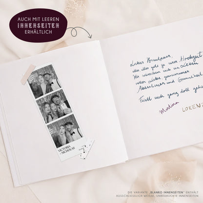 Personalisiertes Gästebuch Hochzeit – Magische Hochzeit in Bordeaux