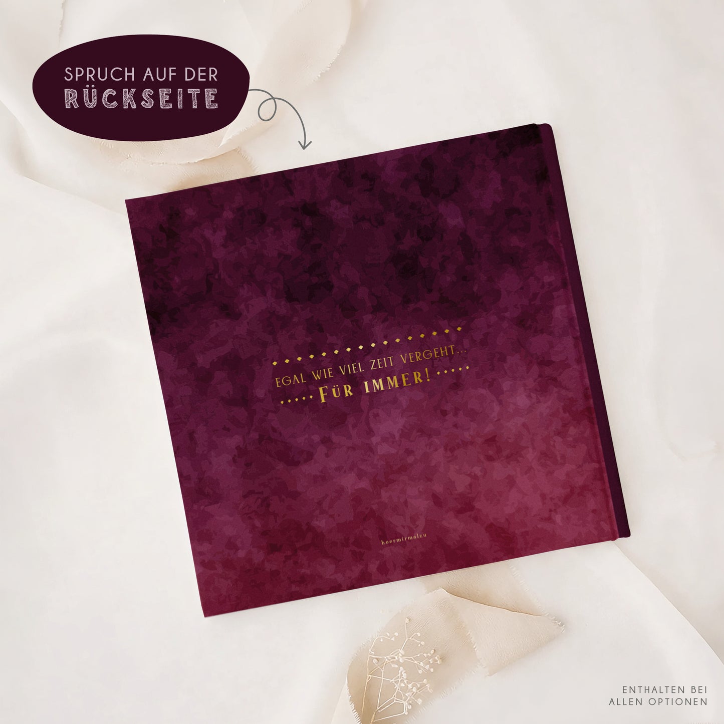Personalisiertes Gästebuch Hochzeit – Magische Hochzeit in Bordeaux