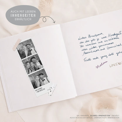 Personalisiertes Gästebuch Hochzeit – Eukalyptus Design
