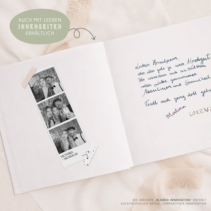 Personalisiertes Gästebuch Hochzeit – Mediterranes Oliven Design