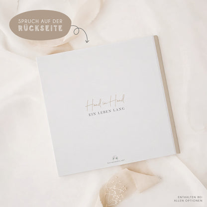 Personalisiertes Gästebuch Hochzeit – Fingerabdruck Herz