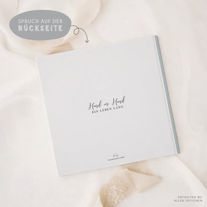 Personalisiertes Gästebuch Hochzeit – Eukalyptus Design