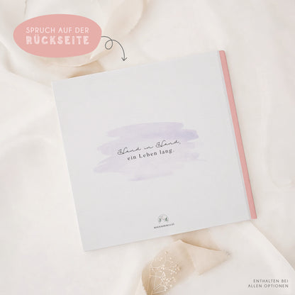 Personalisiertes Gästebuch Hochzeit – Bunte Wildblumen
