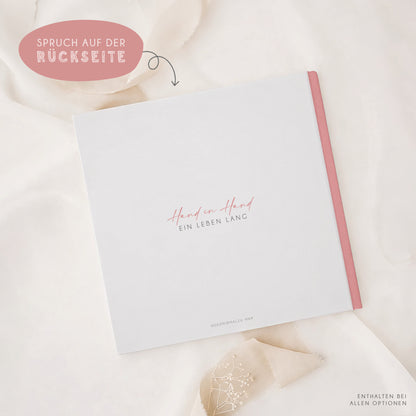 Personalisiertes Gästebuch Hochzeit – Vintage Blumen